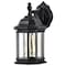 Nuvo Hopkins Outdoor Small Wall Lantern 1 Light Matte Black Finish 60/6119 - alternate 6